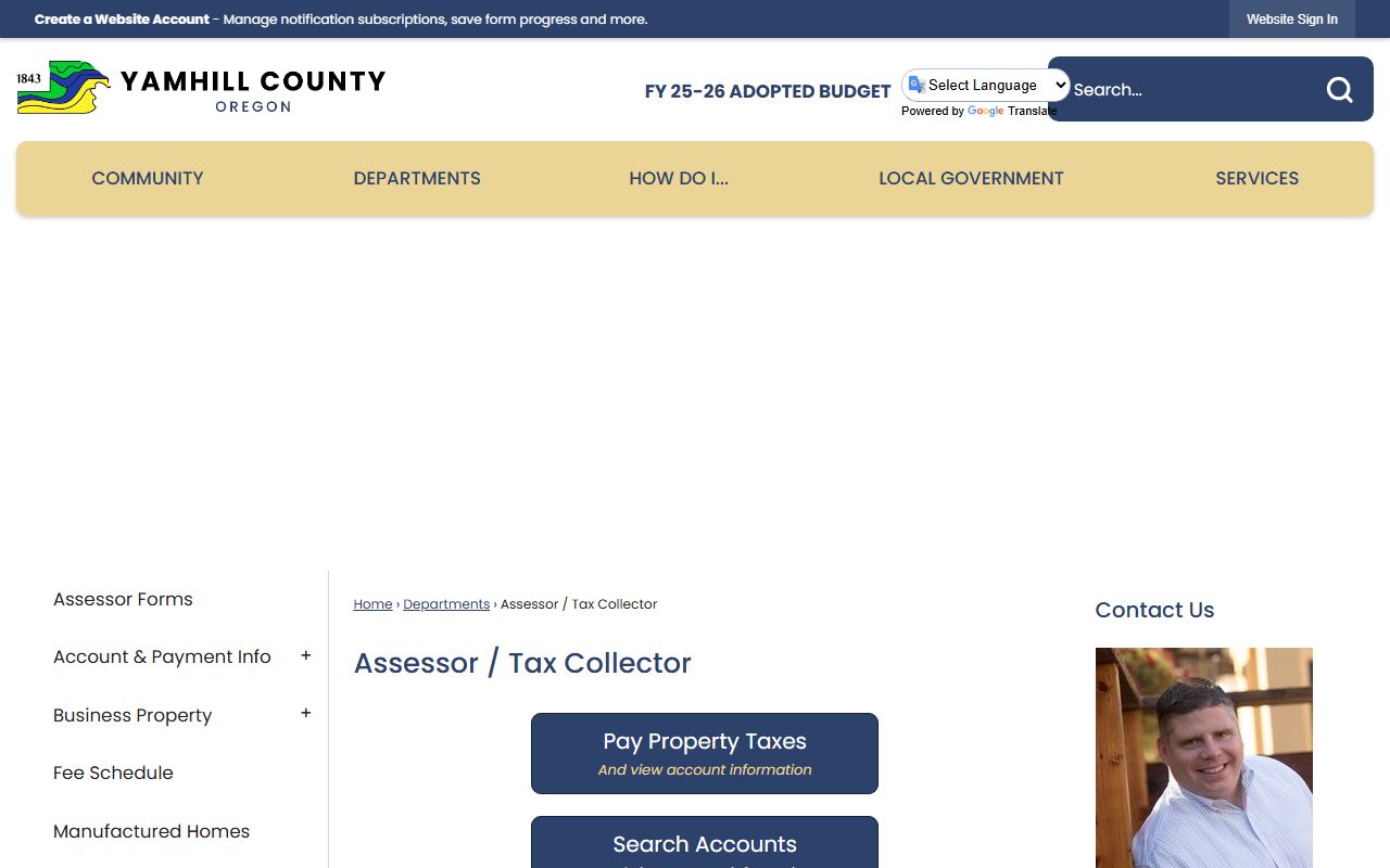 Yamhill County Assessor property search for white pages data